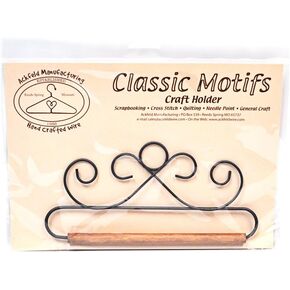 Ackfeld 6-1/2in French Curls Gray Fabric Holder, 6-1/2"