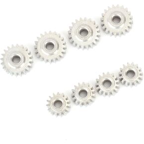 FCX24 Portal Gear 20T 15T Steel Overdrive Gears Set Enhanced Speed by 10% for FMS FCX24 FCX18 Upgrade Parts 1/24 1/18 RC Crawler
