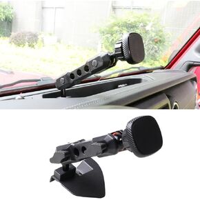 حامل هاتف السيارة جبل ل2018-2023 جيب رانجلر Jl 2/4 باب 4xe Gladiator Jt الهاتف الخليوي سيارة جبل 360 درجة قابل للتعديل لوحة القيادة حامل الهاتف الذكي الملحقات الداخلية، أسود in Kuwait