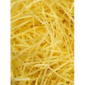 MagicWater Supply - 4 oz - Yellow - Soft & Thin Staight Cut Crinkle Paper Shred Filler great for Gift Wrapping, Basket Filling, Birthdays, Weddings, Anniversaries and Valentines Day