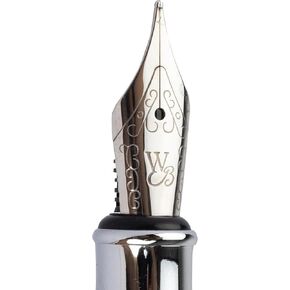 Wordsworth & Black Erudite SPARE NIB - Medium Nib (Chrome Trim) -1pc paper box packaging