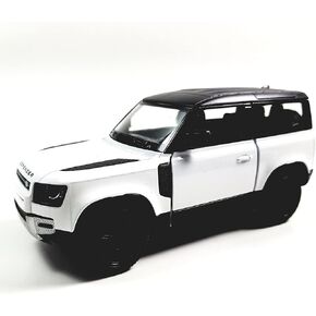 Kinsmart Land Rover Defender 90 Eggshell White 136 Scale Diecast SUV,SMALL