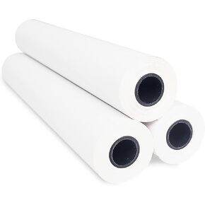 NYEAR A4 Thermal Paper 3 Rolls(210mm/8.27"width/7m long,Φ1.18") for portable printer,Quick-dry thicker brighter and the font is clearer to make the printing quality better,1 roll-24 Sheets