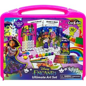 Cra-Z-Art Disney Encanto Ultimate Art Studio, Rainbow Kids Art Set for Ages 4 and Up