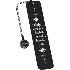Acotar Bookmark, Acotar Merch, Dark Romance Merch, Christmas Bookmarks for Women Men, Bookish Merch, Metal Magnetic Bookmarks, Book Marks for Reading Women, Book Lovers Gifts, Inspirational Bookmarks