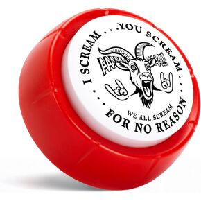 Screaming Goat Toy Button, Wired Things Screaming Goat Desk Toy Prankster Stuff for Adults, Funny Gag Gifts for Men and Women