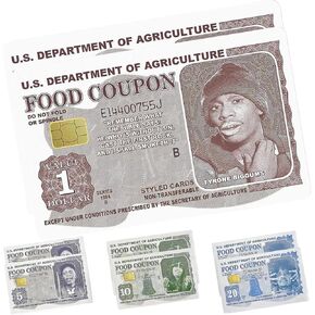 8 قطع من ملصقات بطاقة ائتمان Tyrone Biggums Food Coupon، غطاء جلد بطاقة الخصم، ملصقات بطاقة غطاء جلد بطاقة الائتمان لبطاقات الخصم وبطاقات الائتمان، غطاء بطاقة الائتمان يستخدم للرقاقة الصغيرة