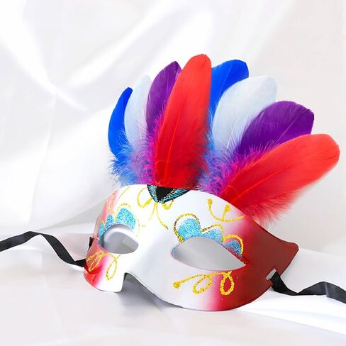 Piokio 100 pcs Natural Colorful Goose Feathers in Bulk 6-8 inch(15-20 cm) for Cupcake Decorations, DIY Art and Dreamcatcher in Saudi Arabia