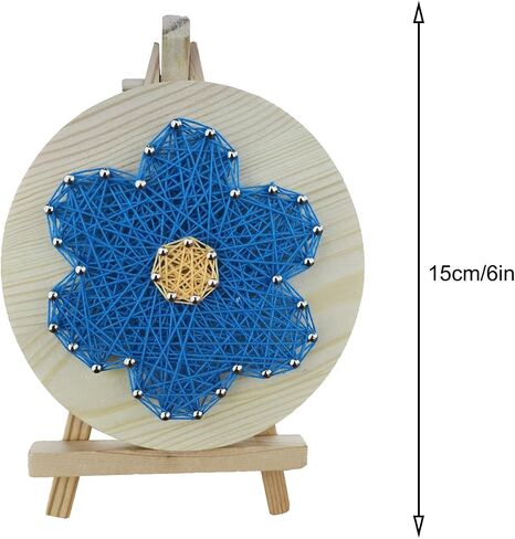 NIEYTUR String Art Kit, DIY Craft Kit for Adults Kids Beginners, Stained Pine Wood (16" x 12"), DIY Four Leaf Clover Craft Kit, Unique Gift, Craft Kit for Holidays in Saudi Arabia