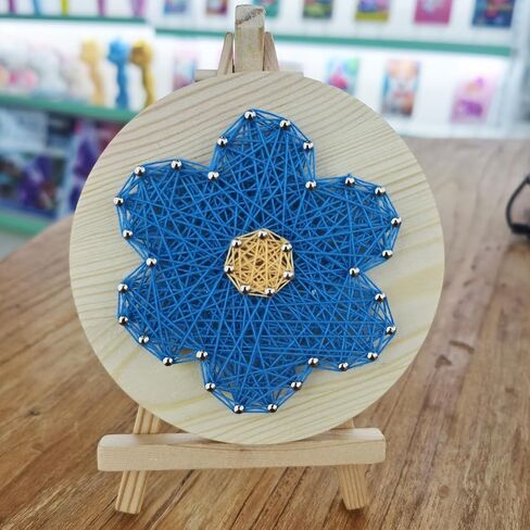 NIEYTUR String Art Kit, DIY Craft Kit for Adults Kids Beginners, Stained Pine Wood (16" x 12"), DIY Four Leaf Clover Craft Kit, Unique Gift, Craft Kit for Holidays in Saudi Arabia