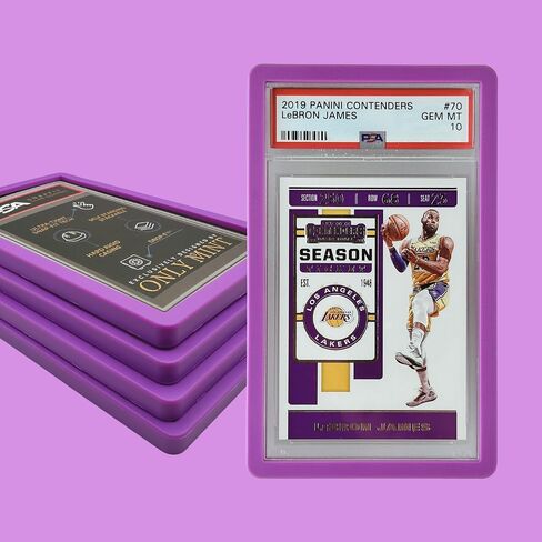 (5 Pack) Perfect Snap-Fit Graded Card Guard | 11 Colors Matte Finish | Standard PSA Slab Case Rigid Slab Protector Card Cases | Edge Bumper Guards by ONLY MINT (Black) in Saudi Arabia