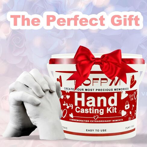 OURJAER Hand Casting Kit for Couples, Kids Hand Mold Kit, Romantic Hand Casting Kit, DIY Casting Products for Wedding, Anniversary, Hand Molding Kit, Valentines Day, Christmas (A022-Hand Casting-A) in Saudi Arabia