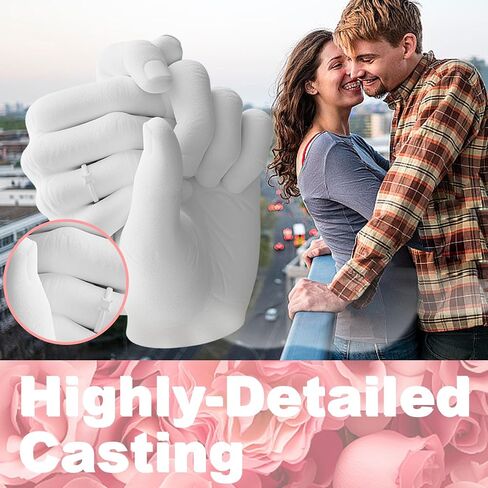OURJAER Hand Casting Kit for Couples, Kids Hand Mold Kit, Romantic Hand Casting Kit, DIY Casting Products for Wedding, Anniversary, Hand Molding Kit, Valentines Day, Christmas (A022-Hand Casting-A) in Saudi Arabia