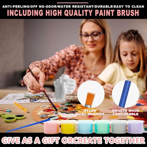 OURJAER Hand Casting Kit for Couples, Kids Hand Mold Kit, Romantic Hand Casting Kit, DIY Casting Products for Wedding, Anniversary, Hand Molding Kit, Valentines Day, Christmas (A022-Hand Casting-A) in Saudi Arabia