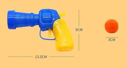 Cat Tear Toy Ball, Interactive Toy, Selfie Toy, Soothing and Silent Ball, Silent Plush Elastic Ball, Anti bite cat Tear Rod, Including 1 Toy Firing Gun and 30 Firing Balls (Blue) in Saudi Arabia