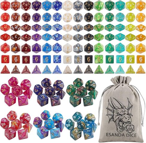 DND Polyhedral Dice for Dungeons and Dragons RPG MTG Role Playing Table Games. 7pcs in Saudi Arabia