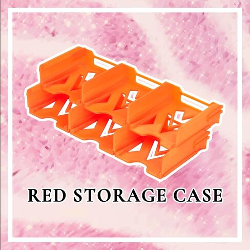 Card Case Flesh Red | Card Sorting Tray for Catan Resource Cards - Gaming |Suitable for The Expansion of Catan Game Cards and All Other Card Games in Saudi Arabia