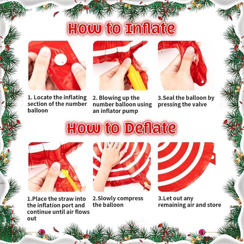 Christmas Balloon Arch Kit, Red Green Macaron Orange Pink Balloons with Lollipop Candy Cane Gingerbread Man Foil Balloons for Xmas Holiday Winter Birthday New Year Party Decorations in Saudi Arabia
