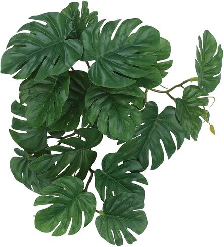 Fake Reptile Plants for Reptile Terrarium Plants, Reptile Plant Décor, Turtle Tank Plants with Suction Cup in Kuwait