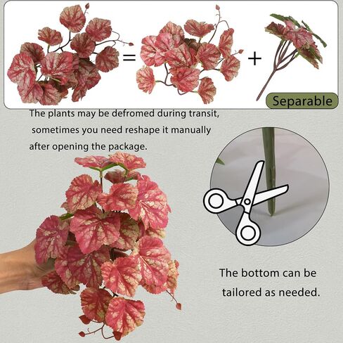 Fake Reptile Plants for Reptile Terrarium Plants, Reptile Plant Décor, Turtle Tank Plants with Suction Cup in Kuwait