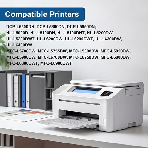 DR820 Drum Units Replacement for Brother DR820 DR-820 — Compatible with Brother HL-L6200DW HL-L5200DW MFC-L5850DW MFC-L5900DW MFC-L5700DW MFC-L5800DW DCP-L5600DN DCP-L5650DN Printers (2 Pack) in Saudi Arabia