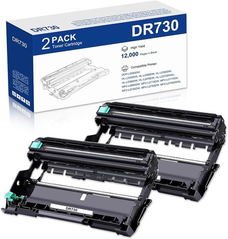 DR820 Drum Units Replacement for Brother DR820 DR-820 — Compatible with Brother HL-L6200DW HL-L5200DW MFC-L5850DW MFC-L5900DW MFC-L5700DW MFC-L5800DW DCP-L5600DN DCP-L5650DN Printers (2 Pack) in Saudi Arabia