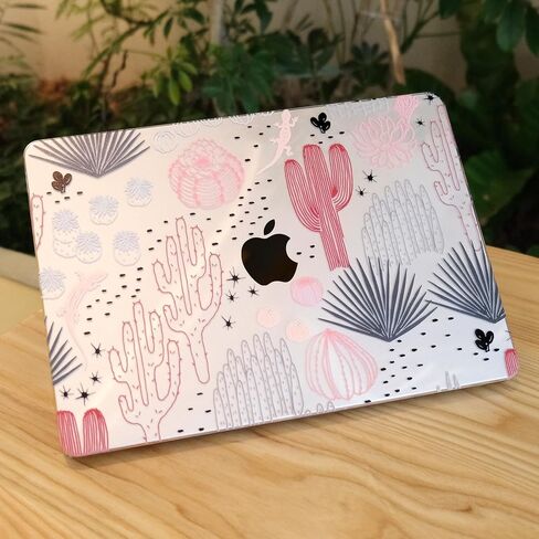 MEEgoodo Case for MacBook Pro 13 inch Case 2022 2021 2020 New A2338 M2/M1 A2251 A2289, Laptop Hard Shell Cases with Keyboard & Camera Cover Compatible with 13 inch MacBook Pro Case, Cacti in Saudi Arabia