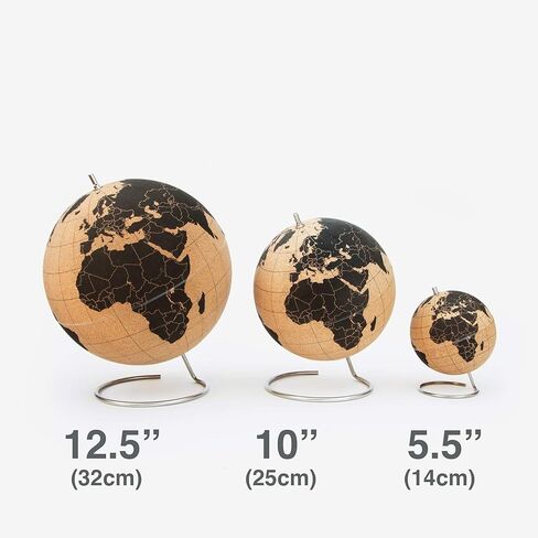 Suck UK | Cork Globe | Push Pin Globe | World Map Pin Board | Travel Map With Pins | Desk Decor & Office Decor | World Globe Decor Travel Decor | Interactive Globe | Travel Gifts For Women | Large in Saudi Arabia