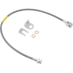 89715 Stainless Brake Lines, Front and Rear Extended Brake Lines Compatible with 1987-2006 4WD Jeep Wrangler TJ YJ XJ, 1984-2001 2WD/4WD Jeep Cherokee XJ