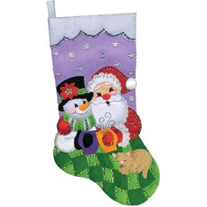 Design Works Crafts Warming up Friends Felt Stocking Kit