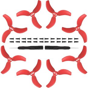 8Pcs Avata 2 Propellers Replacement Prop Blades 3032S Low Noise Wings for DJI Avata 2 Drone Accessories Black Tips