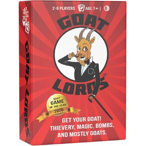 Goat Lords - ألعاب الورق الأكثر إدمانًا للعائلات والمراهقين والأطفال (الصبيان والبنات) الذين تتراوح أعمارهم بين 7 سنوات فما فوق - ألعاب الطاولة العائلية، لعبة ممتعة، لعبة بطاقات للبالغين أو ليلة ألعاب عائلية! فكرة هدية عظيمة!