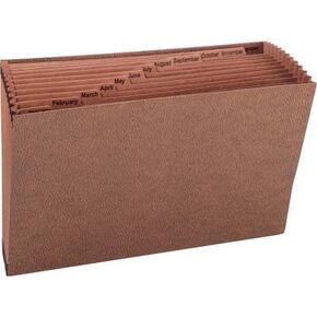 SMEAD SMD70490 - Jan-Dec Open Accordion Expanding File