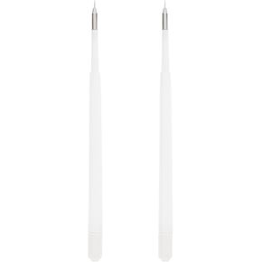SEWACC 6 pcs Foil Exhaust Pen Refill for Weeding Pens Crafts Weeding Pen Refills Crafts Weeding Tool Accessory Pen Refills for Car Film Tools auto Parts Iron White Bubble Pointed Needle