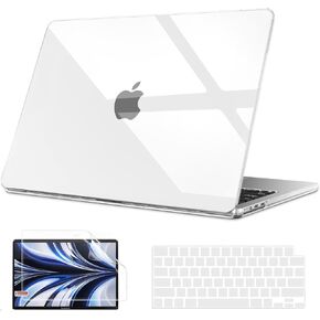 B BELK Compatible with MacBook Air 13.6 inch Case 2024 2023 2022 Release M3 A3113 M2 A2681 with Liquid Retina Display, Plastic Laptop Hard Shell Case +Keyboard Cover +Screen Protector, Antique Green