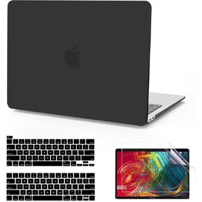 Anban Compatible with MacBook Pro 13 inch Case 2024 2023 M2, 2022-2016 M1 A2338 A2251 A2289 A2159 A1989 A1708 A1706, Plastic Laptop Hard Shell Case +Keyboard Cover +Screen Protector, Midnight Green