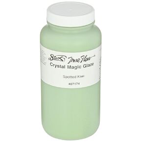 Sax True Flow Crystal Magic Glaze - 1 Pint - Spotted Kiwi - 407174