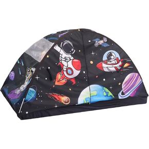 Kid Bed Tent -Twin Play Tent Baby Toddlers Dream Playhouse for Bedroom Decor Indoor Games Twin Size Bed Canopy by CRAWLBO