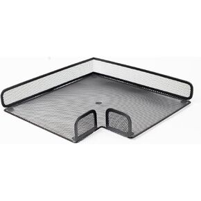 L-Tray Pack of 2, Paper Tray, Document Tray, Magnetic Steel