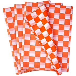 MUNILAIL 100 Sheets Checkered Tissue Paper 14 x 20 Inches Black and White Gift Wrapping Paper Race Car Art Paper for Birthday Party Decorations Packaging Tissue Paper