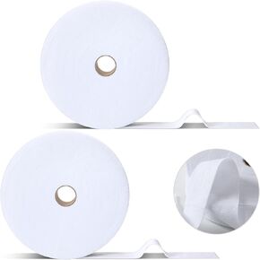 SmoothNovelty 1 Roll 50/100/150/200 Yards Cotton Blend Batting on a Roll 2 1/4 Inch Cotton Batting Roll for Quilts Needle Punched Cotton Batting for Rugs, Purses