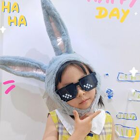 Cute Bunny Ears Hat,Fun Rabbit hat,Halloween Christmas Party Gift Hat for Kids, bunny children funny props