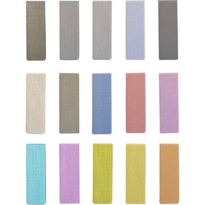 6pcs Different Color Vintage Feather Metal Bookmarks