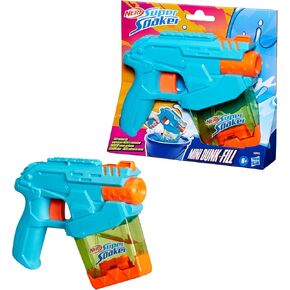Nerf Super Soaker Mini Dunk-Fill Water Blaster, Easy Instant Fill Tank, Just Dunk & Go, 3.4 Fluid Ounce Tank, Water Toys, Ages 6+