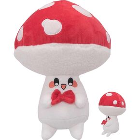 9.8 inch Red Mushroom Plush Mushroom Toy Kawaii Plush Pillow Home Decoration Birthday for Kids Adults