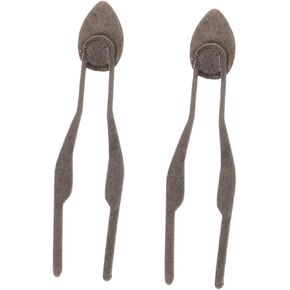 Sewroro 2pcs Pyrography Tips Replacement Wood Burner Kit Professional Pyrography Pen Tips Electric Wood Burning Nibs for Detailed Shading and Drawing