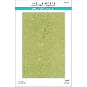 Spellbinders in The Pines Embossing Folder, Clear