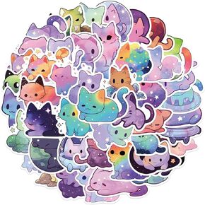 50Pcs Animal Wings of Fire Stickers Pack Cute Cartoon Dragon Stickers for Kids Waterproof, Vinyl Laptop Kids Stickers Pack, Kids Classroom Prizes for Elementary Students (Wings of Fire)