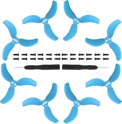 8Pcs Avata 2 Propellers Replacement Prop Blades 3032S Low Noise Wings for DJI Avata 2 Drone Accessories Black Tips in Kuwait