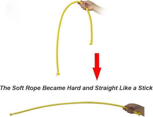 Stiff Rope Magic Tricks Magic Rope Makers-Magic Props for Comedy Stage and Birthday Party (White) in Saudi Arabia